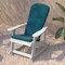 Flash Furniture White Adirondack Rockers - Teal Cushions, 2PK 2-JJ-C14705-CSNTL-WH-GG - alternate 3